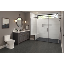 VERTIGO - 10X30, WHITE LINEAR LINEAR, GLOSSY